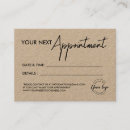 Search for beautiful appointment cards Hairdresser