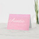 Search for aunt to be cards Script