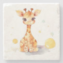 Search for giraffe coasters Illustration