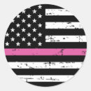 Search for pink american flag stickers White