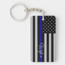 Search for thin blue line flag key rings Sheriff