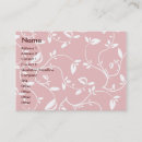 Search for vine chubby business cards Flowers