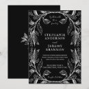 Search for vintage inspired wedding invitations Black and white