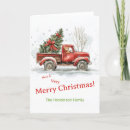 Search for old truck christmas cards Vintage