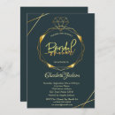 Search for diamond bridal shower invitations Black