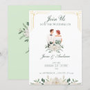 Search for green and white wedding invitations Rustic