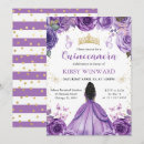 Search for dark purple quinceanera invitations Dress