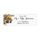 Search for blackberry return address labels Floral