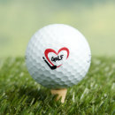 Search for valentines day golf balls I love you