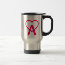 Search for hot pink travel mugs Heart