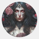 Search for fantasy round stickers Gothic