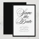 Search for luxury wedding save the dates Black and white