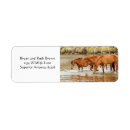 Search for brown animal return address labels Equine