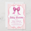 Search for pink baby shower invitations Pink and white