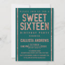 Search for gold green sweet 16 invitations Elegant