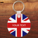 Search for great design key rings Union jack
