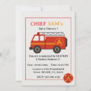 Search for firefighter baby invitations Hero
