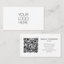 Search for white business cards Corporate