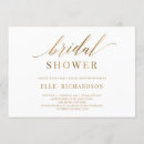 Search for faux gold bridal shower invitations Trendy