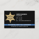 Search for sheriffs business cards Professional