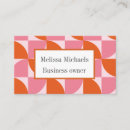 Search for mid century business cards Geometric