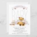 Search for brown teddy bear invitations Floral
