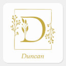 Search for d monogram stickers Botanical