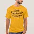 Search for unarmed tshirts Sarcasm