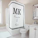 Search for bridal shower curtains Black and white