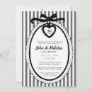 Search for anniversary invitations Black and white