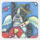 Search for boston terrier dog stickers Valentine