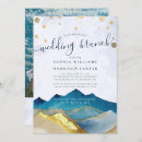 Search for mountain destination wedding invitations Watercolor mountains
