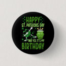 Search for st patricks day badges Birthday