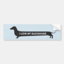 Search for i love my dog bumper stickers Doxie