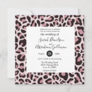 Search for leopard print wedding invitations Pink
