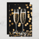 Search for champagne flutes postcards New year's eve