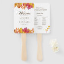 Search for fall wedding programs Rustic