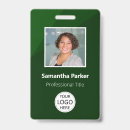 Search for green id badges Logo
