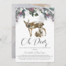 Search for oh deer baby shower invitations Foliage