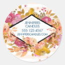 Search for diamond shaped stickers Floral