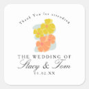 Search for spring square wedding stickers Floral