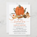 Search for autumn bridal tea party invitations Fall