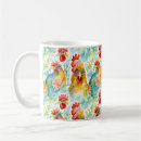 Search for cute chicken mugs Watercolor
