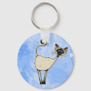 Search for siamese prints key rings Kitty
