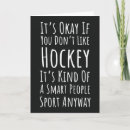 Search for funny hockey cards Humour