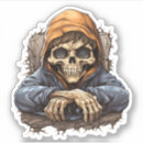 Search for cool skeleton stickers Halloween