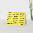 Search for informational cards Informal