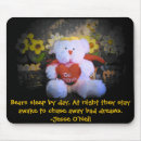 Search for bear with heart mousepads Animal