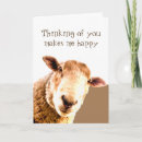 Search for funny thinking of you cards Sheep