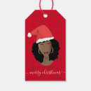 Search for black santa gift tags Merry christmas